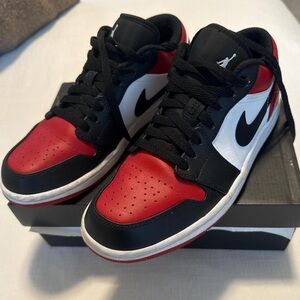 Jordan 1 Low Bred Toe